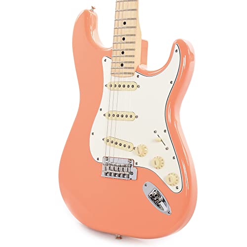 Fender Player Stratocaster Pacific Peach - Les Beatles, Paul McCartney, John Lennon, RIngo Starr, George Harrison Fender Player Stratocaster Pacific Peach – Image 3