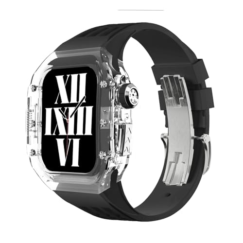 Kit modification Apple Watch bracelet caoutchouc transparent pour éviter les rayures - 2