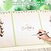 Vigdit Green Birthday Party Decorations,Happy Birthday Alternative Signature Guest Book Cheers to Men Women of All Ages,Great Birthday Party Signature Card Board,Birthday Party Supplies Gifts