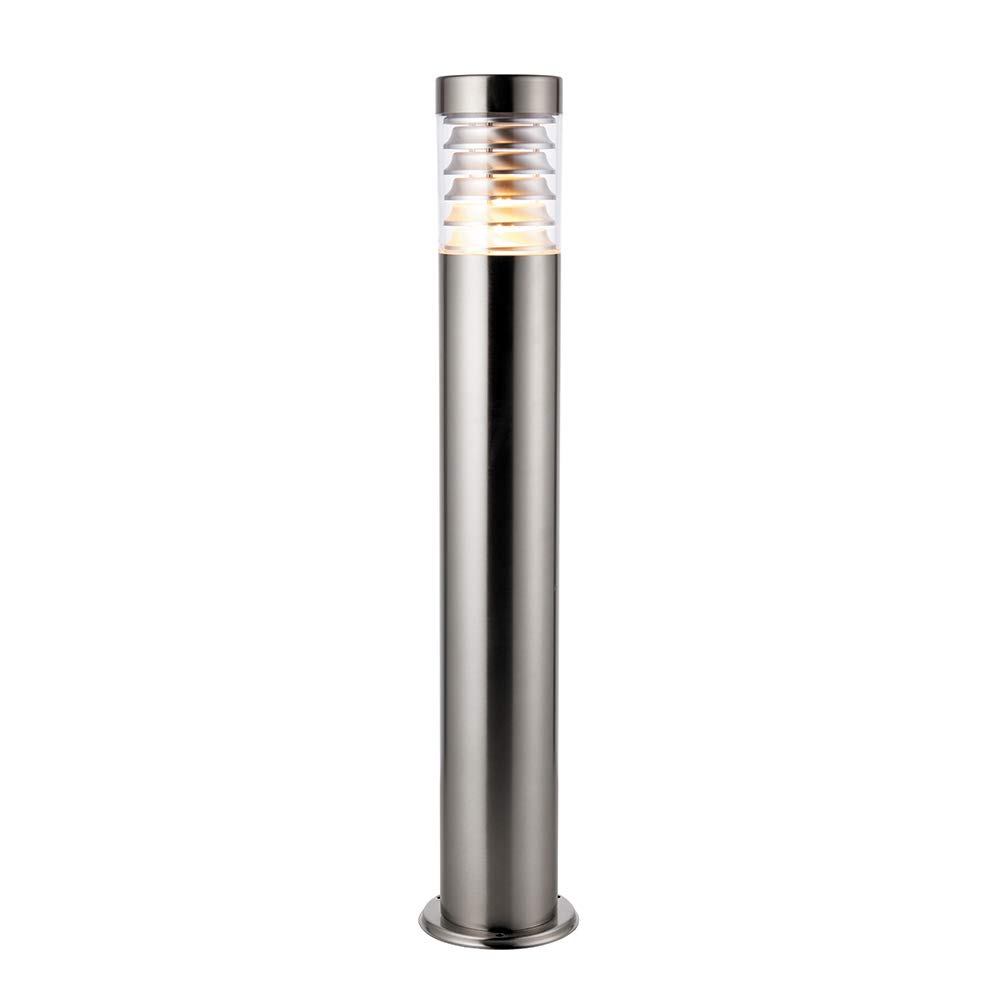 Saxby Equinox 23W Marine Grade Brushed Stainless Steel Modern Outdoor Garden IP44 Bollard Light