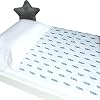 Matratzenschoner Kinderbett | Waschbare Bettnässe Bettwäsche | 85 x 90cm hochwertige Bettauflage mit Tucks | Für Einzelbetten, Kinderbetten, Babybetten | wasserdichte (Blitz)