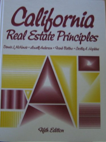 California Real Estate Principles (5th ed) (Prentice Hall Series in California Real Estate)