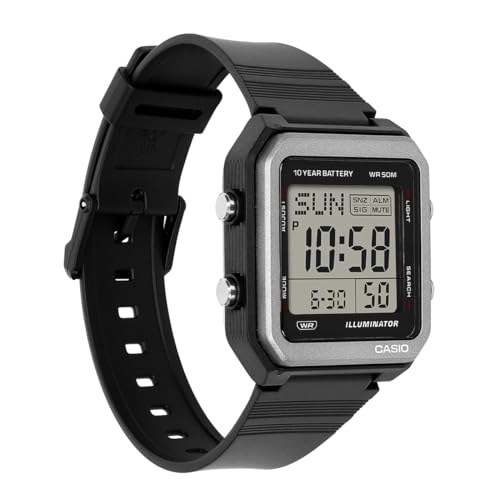 Image of Casio W-221H-1AVDF Digital Black Watch Unisex (I133)