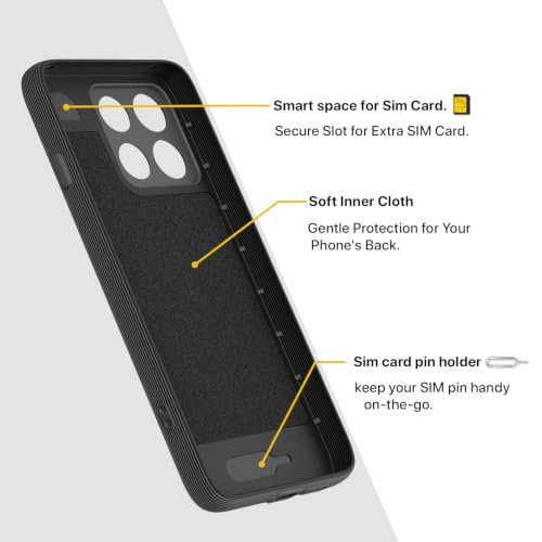 Image of Outlouders Back Cover for Motorola Moto Edge 70 Max 5G | Full Camera Protection | TPU Soft Flexible Shockproof Bumper Case (Grey)