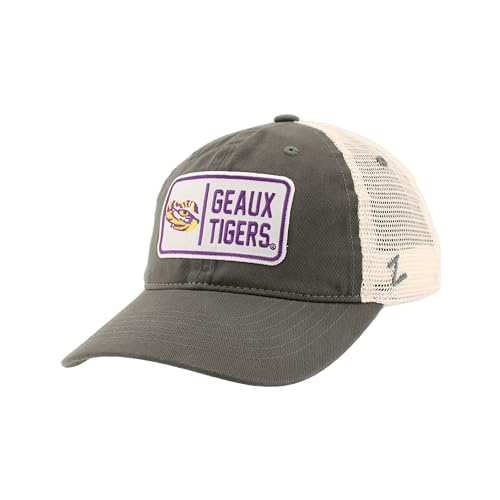 ZHATS Standard NCAA Officially Licensed Hat University Patch Defer Gray, Grey, One Size