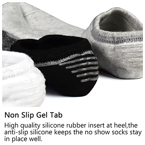 Tphon Mens No Show Socks, 8 Pairs Non Slip Ankle Socks for Men Low Cut Athletic Liner Sock for Loafer Flats Sneakers2