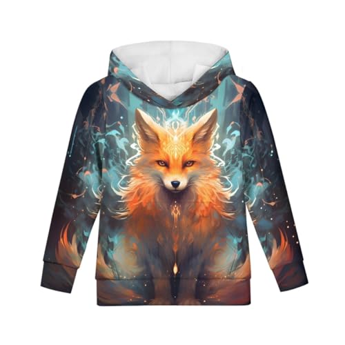 GLUDEAR Teen Boys Girls Novelty Animal Galaxy Hoodies Sweatshirts Pullover