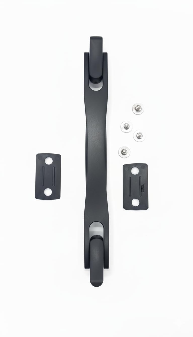 Euro Enterprise Universal Replacement Luggage Handle for Trolley Bags – Compatible with VIP, Safari, American Tourister & Skybags | Black Handle with Mounting Plates & Screws | Easy Installation-image-47