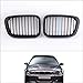 JNXZHDCJ Car Grill 2Pcs Noir Mat M Couleur Avant Grille. pour BMW E46 3 Series 4 Door 1998 2001