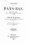 Histoire des Pays-Bas, depuis les tems anciens jusqu'à la création du royaume des Pays-Bas, en 1815 - Volume III (French Edition)