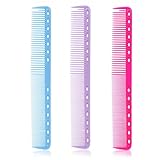 3 Stück Haarschneidekamm Friseur Carbon Schneidekämme Aus Kohlefaser Für Friseure, Haarschneidekamm Professionelle Hitzebeständige Kämme Aus Kohlefaser Für Haarschnitte Mit Haarschneidemaschine Damen