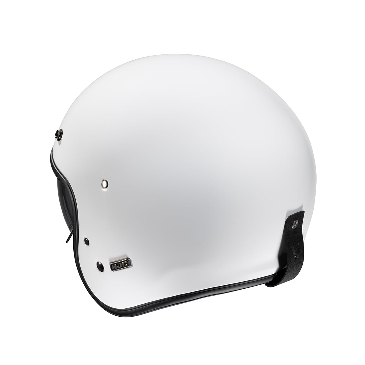 HJC V31 Solid Retro Jet kask (biały, XL (60/61))