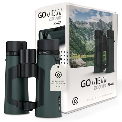 Binoculares 10x42 GOVIEW para adultos impermeables miniatura 1