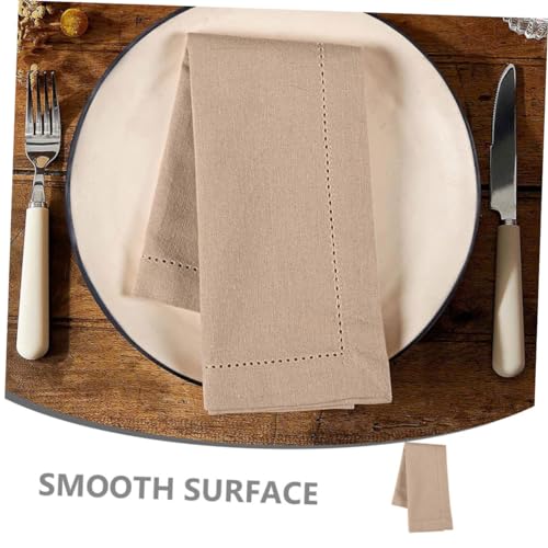 Mantel de mesa de tela con servilletas de algodón para decoración estilo granja 5