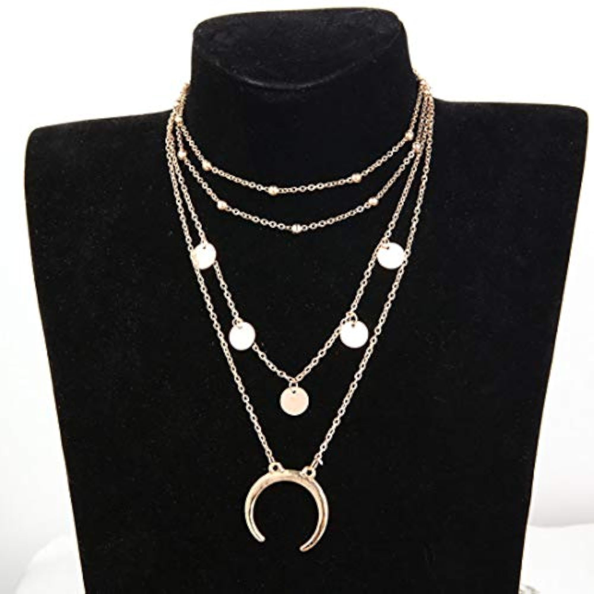Brass Necklace for Women, Elegant Design