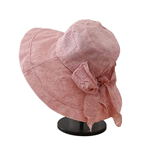 Chapeau de soleil grand bord pour femme bob d'été élégant