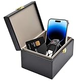 keyless go bmw ausschalten ✅【Stilvolles Design】Der Faraday Box und Funkschlüssel Schutzhülle aus hochwertigem PU-Material ist elegant strukturiert, mit einem modischen Lederlook, schwarzen Streifen und roten Nähten. Er vereint Funktionalität mit Stil und ist ein ideales Geschenk für Familie und Freunde, das sowohl praktisch als auch geschmackvoll ist.