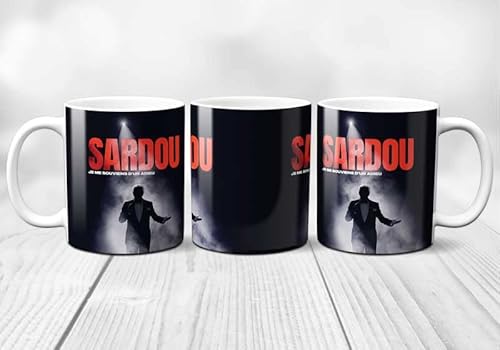 SUPER FABRIQUE Mug/Tasse en céramique Michel Sardou Tournée Cover