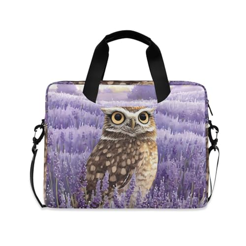 Maletín para portátil ALZA Owl Lavanda 13-15.6 pulg miniatura 1