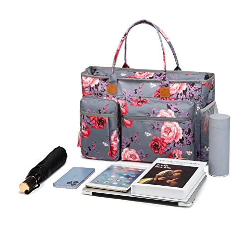 Laptop Tote Bag, Middle Size Computer Messenger Teacher Bag With 15.6'' Padded Laptop Sleeve #TOP1