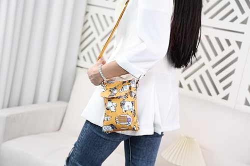 Image of Small Crossbody Phone Purse Wallet Bag Cute Crossbody Purse Cellphone Wallet Shoulder Bag For Women and Girls Gifts