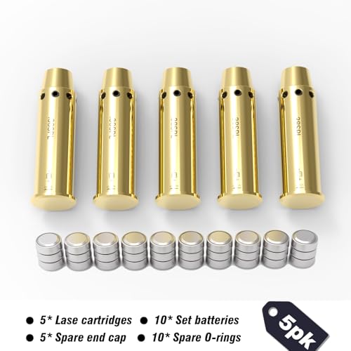 Image of 9mm /380ACP /40S&W /45ACP Dry Fire Training Cartridge Integrated Snap Cap for Dry Fire Trainer,Red Dot Beam Bullet with Double O-Ring