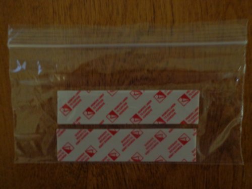 HANG AWAY Replacement Tape Strips (2 Pack). 3M Duel Sided Acrylic Foam. Each die Cut Piece Measures 4