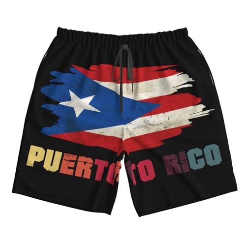 Men's Swim Trunks Beach Shorts Quick Dry Running Shorts Comfortable Loose Gym Shorts Swimsuit Pants with Pockets