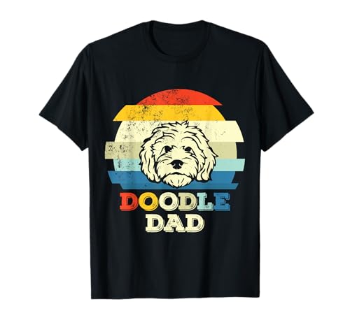 Doodle Vintage Papà Padre - Aussie Doodle & Goldendoodle Maglietta