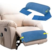 KAAMOS Recliner Leg Rest Cushion Foot Rest Pillow for Recliner Foot Pillows for Resting Feet Sofa Footrest Pillow for Recliners Chair Couch Leg Rest Pillow Half Moon Bolster Pillow Under Knee