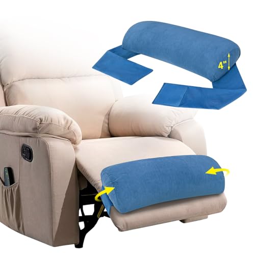 KAAMOS Recliner Leg Rest Cushion Foot Rest Pillow for Recliner Foot Pillows for Resting Feet Sofa Footrest Pillow for Recliners Chair Couch Leg Rest Pillow Half Moon Bolster Pillow Under Knee