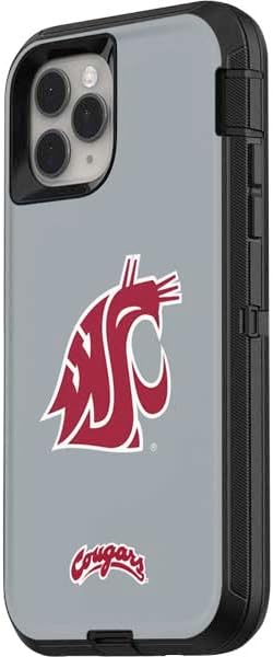 Skinit Decal Skin Compatible with OtterBox Defender iPhone 11 Pro Case - Officially Licensed College WSU Cougars Logo Design