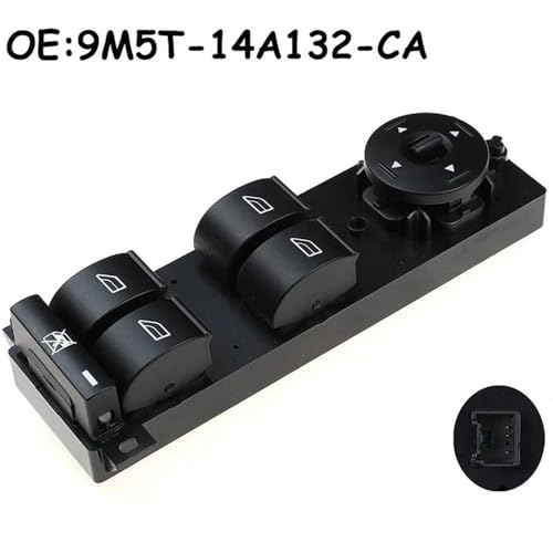 Commande lève-vitre Ford Focus 9M5T14A132CA avec boutons soft-touch durables