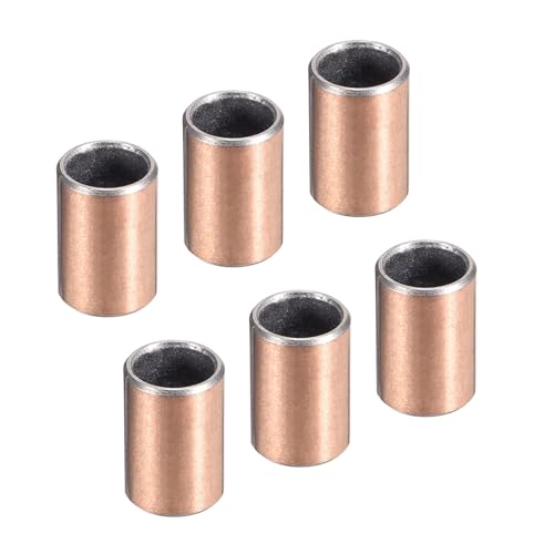 Kozelo - Kozelo 6pcs Sleeve Bearings - [8mmx10mmx15mm] Wrapped Oilless Bushings Plain Bearings for Machine Shaft Use