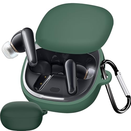 INIAYOH For Anker Soundcore Liberty 4 �ی�P�[�X Anker Soundcore Liberty 4 �P�[�X �J���r�i�t�� �ϏՌ� �����^ �h���h�o �[�d�\ �����h�~�i�O���[���j