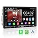 ATOTOZONE A5L 2+32G Radio 2 DIN Android, CarPlay & Android Auto Inalámbrico, 7" Radio Coche Bluetooth con Pantalla Táctil, Conexión a Internet WiFi/BT/USB, MirrorLink, 24B-EQ DSP/FM/RDS/GPS/AUX/SWC