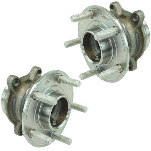 2 Piece Rear Wheel Bearing & Hub Assembly Set Compatible with 2012-2018 Ford Focus