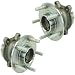 Wheel Bearing & Hub Assembly Driver & Passenger Rear Pair for Ford Focus