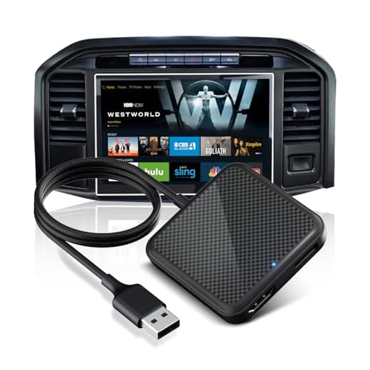 Car TV Mate Converter for Fire TV Stick/Game Consoles/Chromecast HDMI Outputs, HDMI Multimedia Adapter for Cars with Factory Wired CarPlay, Plug and Play, Online Update