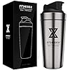 X SIM FITNESSX 700ml/600+200ml Sport Fitness RVS Protein Shaker Eiwit | eiwit proteïne shake fles (600ml warmhoudhouder)