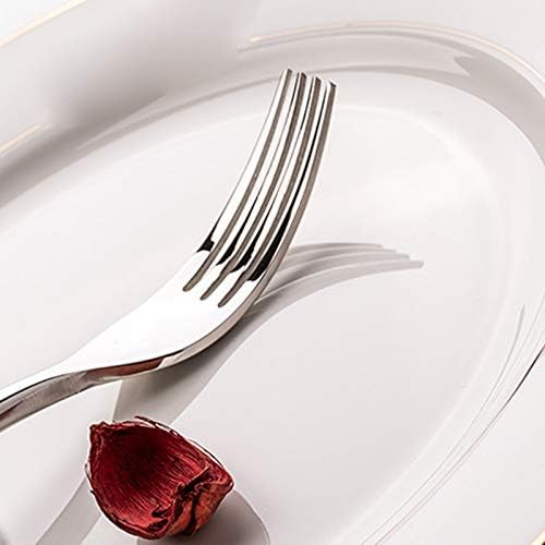 Miniatura 9 de WULFY Vajilla 1Pcs Ceramic Flat Plate, Household, Can Be Used to Place Vegetables, Rice, Meat, Fruits (Size  Medium)