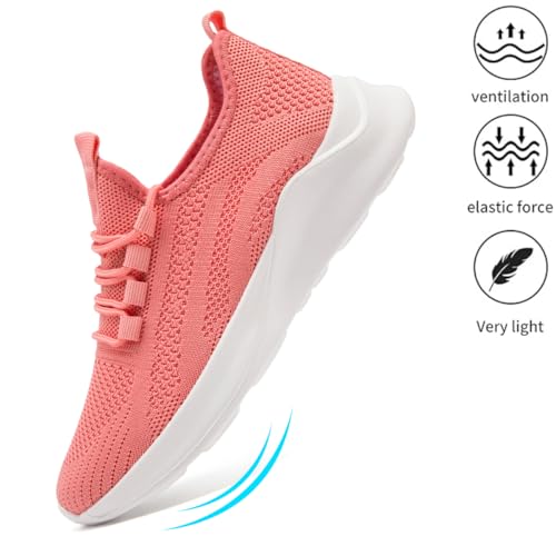 Image of Womens Running Shoes Lightweight Comfortable Walking Fashion Gym Sneakers Non Slip Workout Tennis Shoes