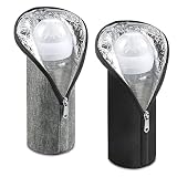 Bercoor 2 Pack Insulated Baby Bottle Bags, Baby Bottle Cooler Tote Bags, Nursing Bottle Cooler Warme