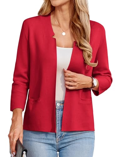 Image of GRACE KARIN 3 /4 Sleeve Sweater Blazer Jackets for Women Business Casual