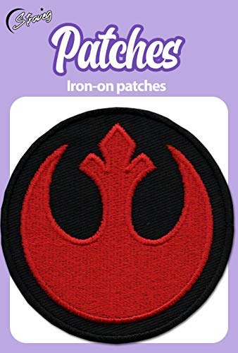 STRAVEG Premium Iron-on Embroidery Decorative Sew-on Patches Appliqué for Backpack Jeans Jackets Shirts Garments S-85