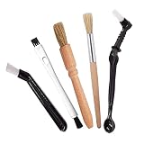 Kaffee Pinsel Kaffee Reinigungsbürste, 5 Stück Kaffee Reinigungsbürste Set, Barista Pinsel Kaffeemühle Reinigungspinsel für Kaffeevollautomat Espressomaschine Reinigungs