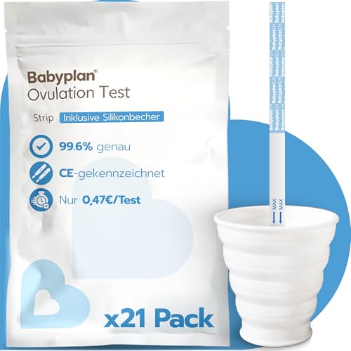 Ovulationstest von Babyplan – 21 Tests mit hoher Genauigkeit