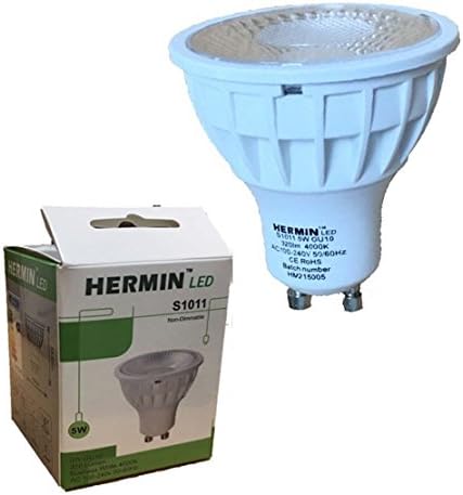 20x 5W GU10 LED bulb Day White Day Light LED GU10 Spot Lights 320lm Natural White LED Light Bulb 50W Halogen Replacement [Energy Class A+]