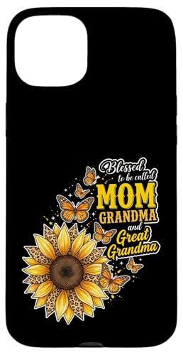 Blessed To Be Called Mom And Grandma �Ђ܂�� �q���E �}�} �X�}�z�P�[�X iPhone 15 Plus �p