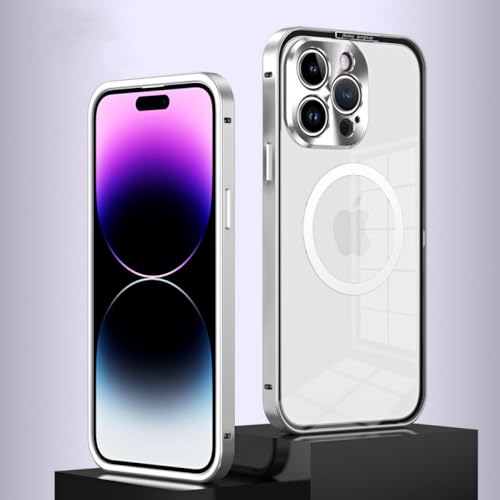 Couvercle de protection en verre d'objectif pour coque iPhone 12 Pro Max argent